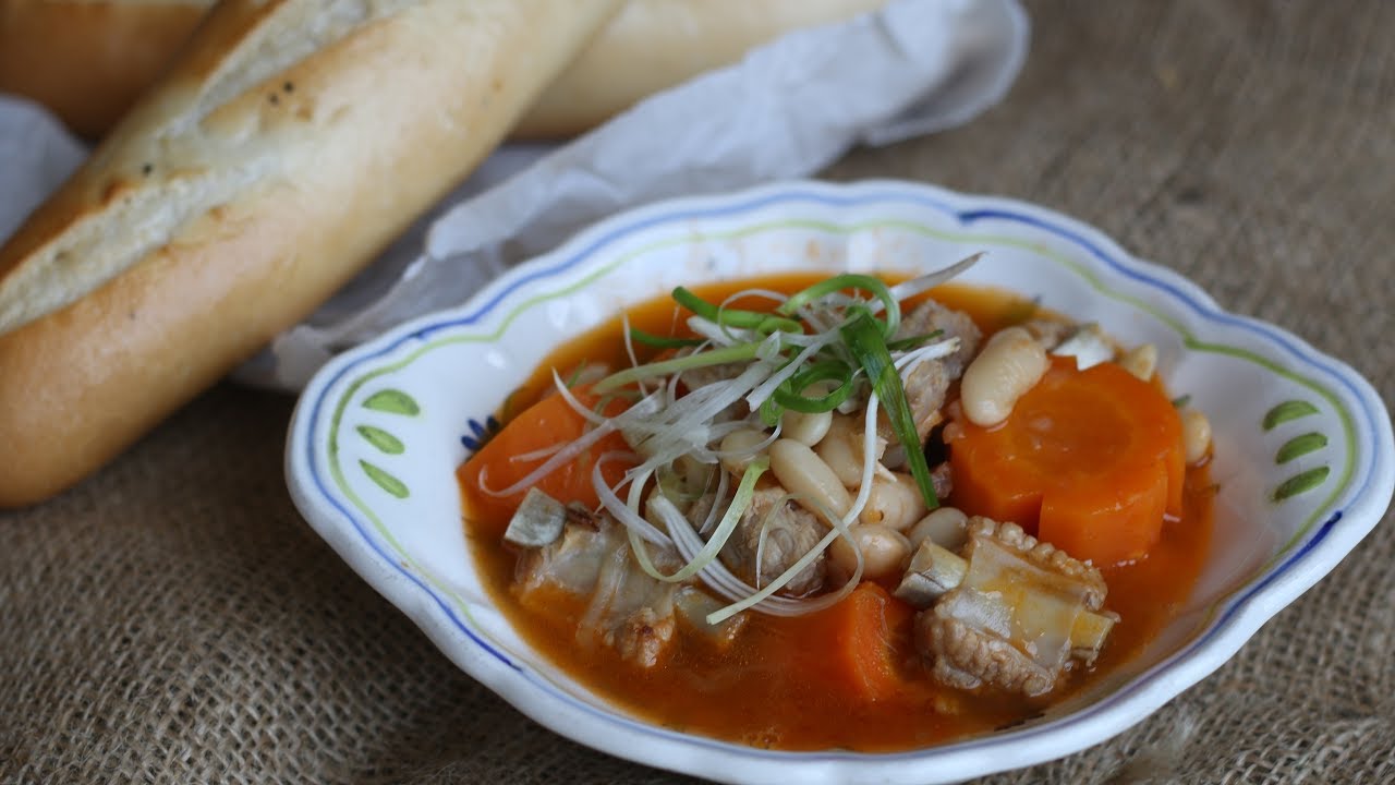 Pork Rib Stew with Beans -  SƯỜN NẤU ĐẬU | Helen's Recipes