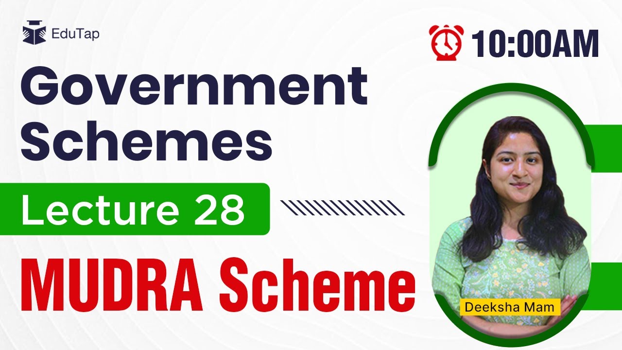 Mudra Scheme l Important Government Schemes