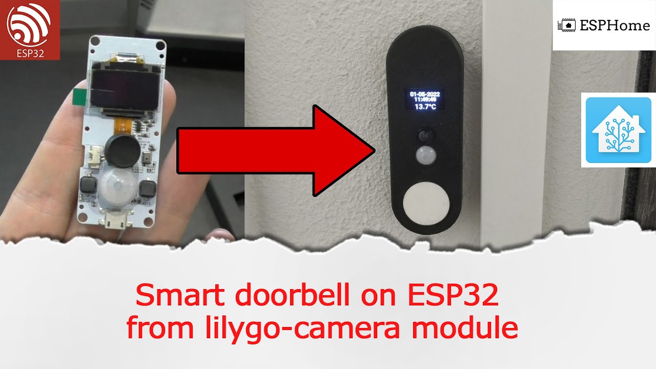 Smart Doorbell for ESP32, ESPHome and Home Assistant