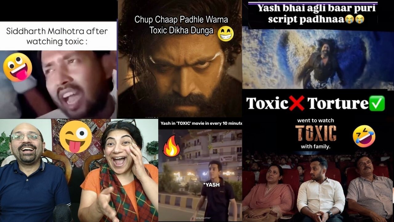 TOXIC Meme Review😁 - Rocking Star Yash Toxic Memes 🤣 Trending Troll🔥  #toxicmovie