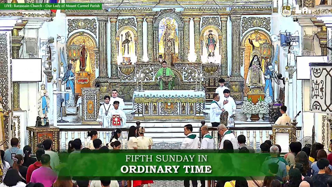 #𝗠𝗜𝗦𝗔𝗕𝗮𝗿𝗮𝘀𝗼𝗮𝗶𝗻 live from Our Lady of Mount Carmel Parish - Barasoain Church | 6:15 P.M.