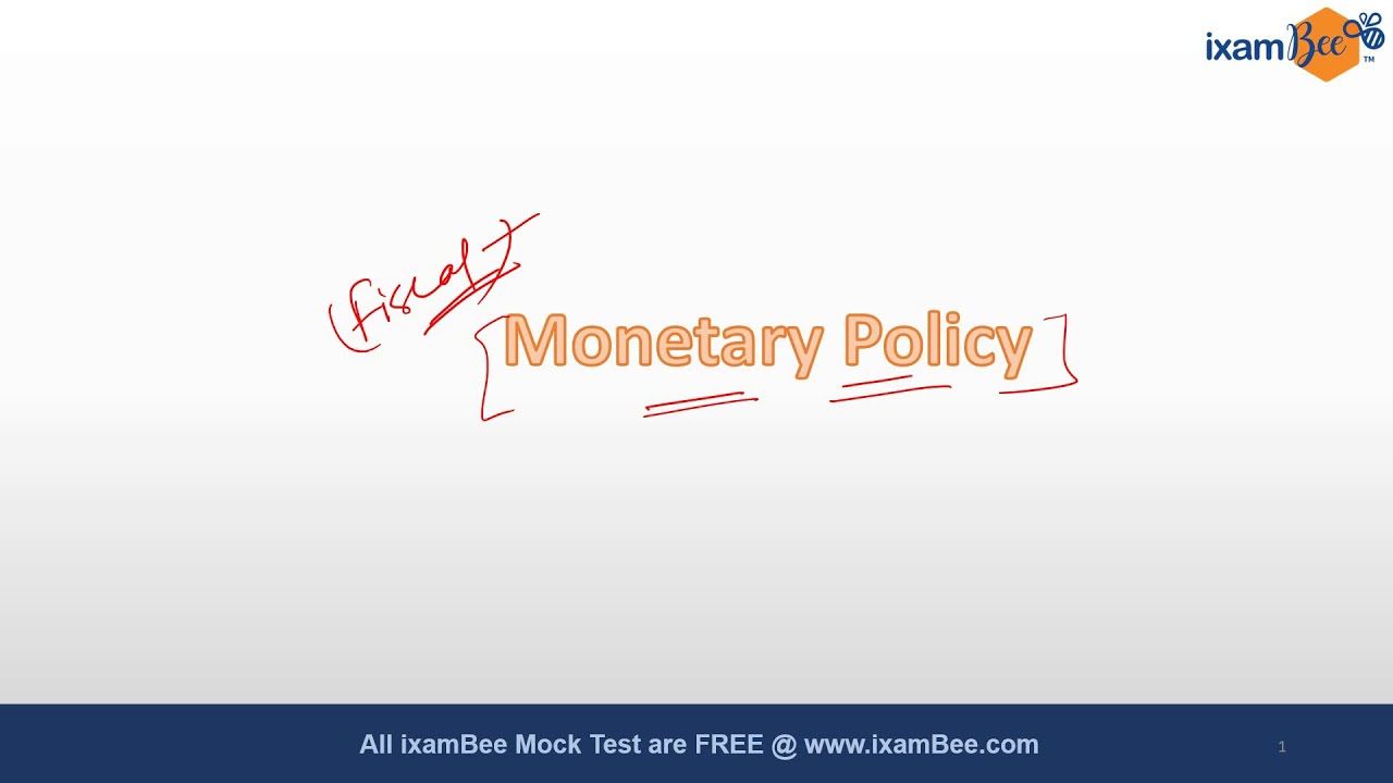 Monetary Policy Explained | UPSC, RBI Grade B, NABARD Grade A, SEBI Grade A | Amit Parhi