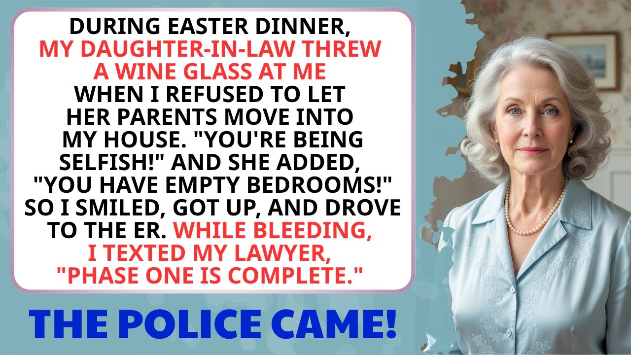 You're Being Selfish! Said My Daughter-In-Law Threw Wine At Me, So I Texted My Lawyer!