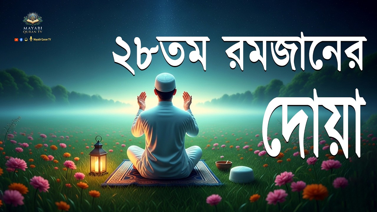 মাহে রমজানের ২৮তম দিনের আমল আবেগময় কন্ঠে রমজানের দোয়া Dua For Ramadan 2026 Alaa Aqel