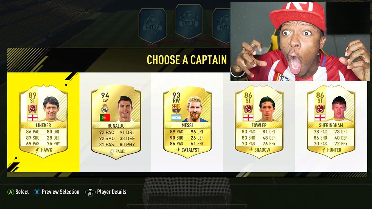 OMG 3 LEGENDS - YOU'VE NEVER SEEN THIS FUT DRAFT BEFORE !!! FIFA 17