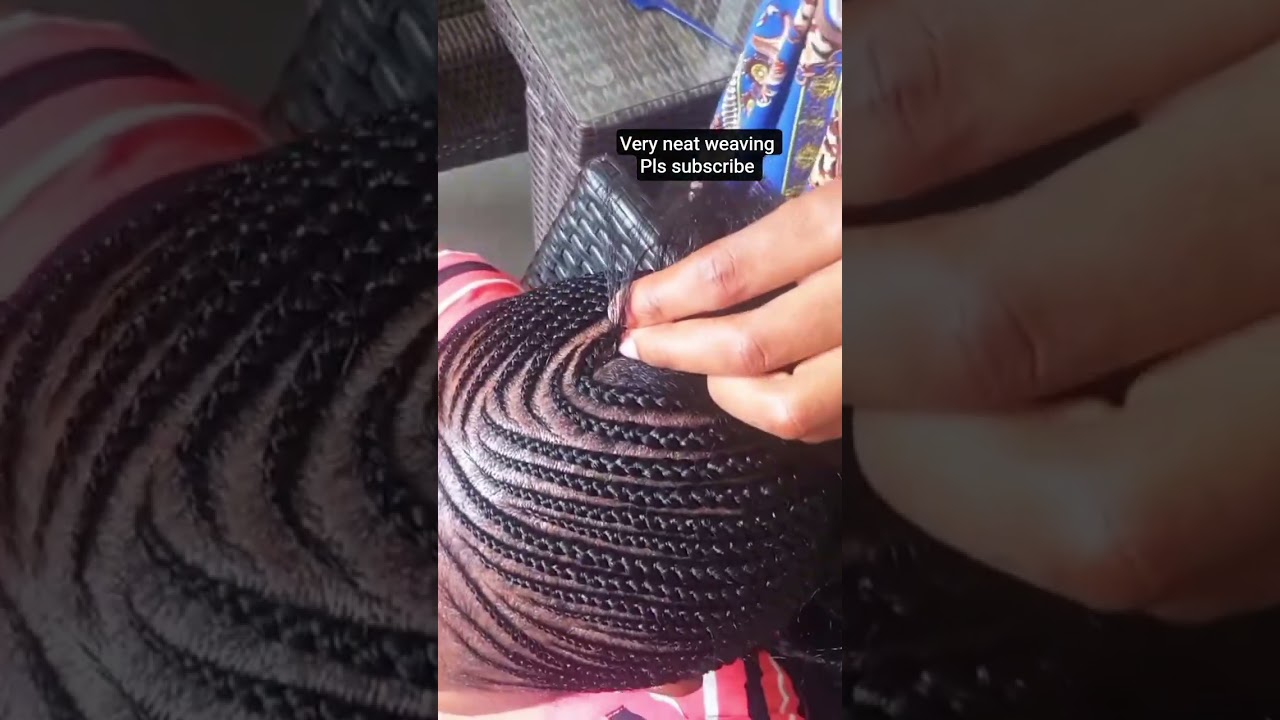 how to make Ghana weaving shuku #hairstyle #howto #how #braids #shorts #short #youtubeshorts
