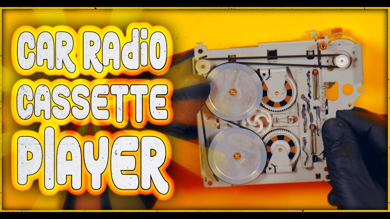 What's Inside a Car Radio Cassette Player/Tape Deck? - Taking Stuff Apart (ASMR) Teardown!