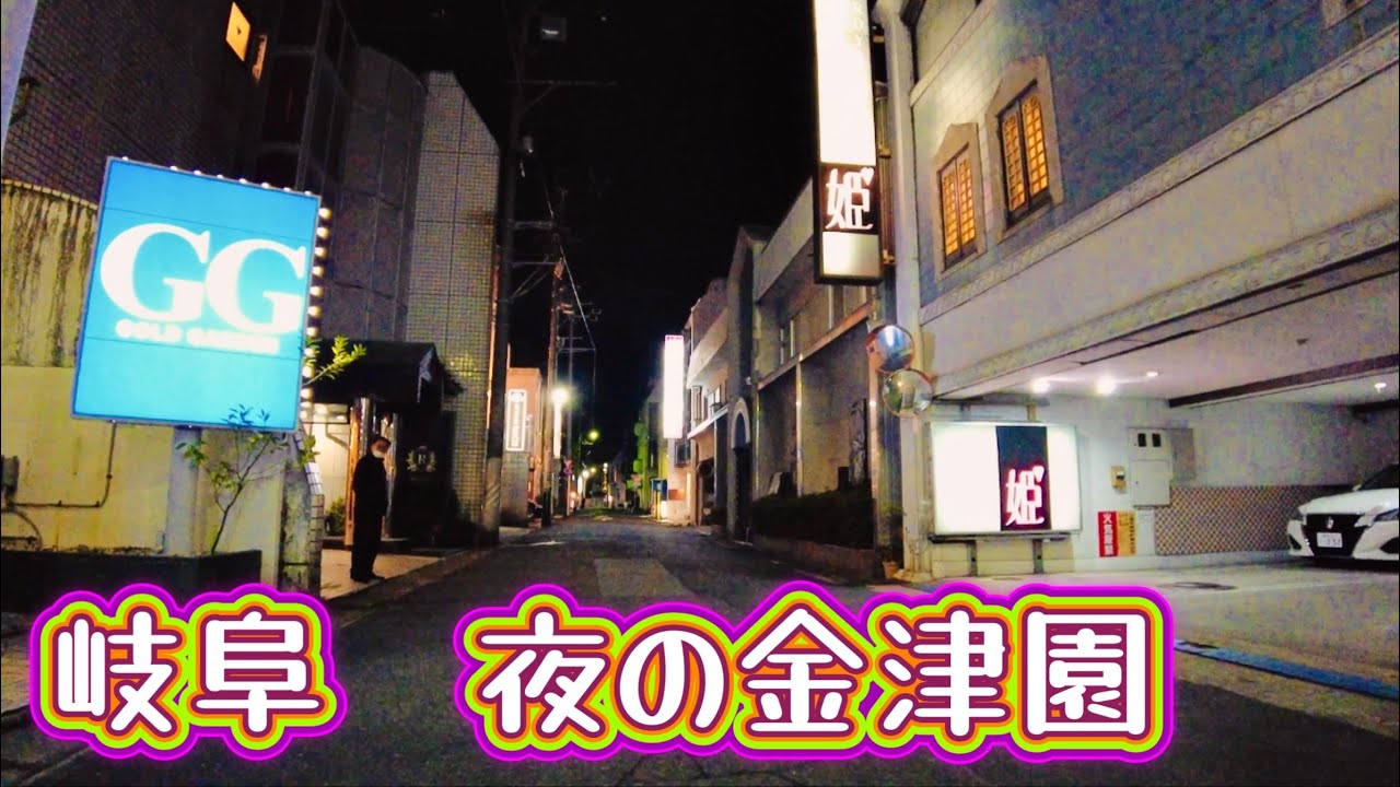岐阜県　夜の金津園を歩く　Gifu Prefecture: Walking through Kanazuen at night   2022.12.6