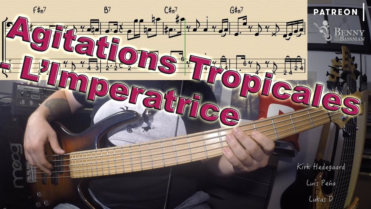 L'Imperatrice - Agitations Tropicales [BASS COVER] - with notation and tabs