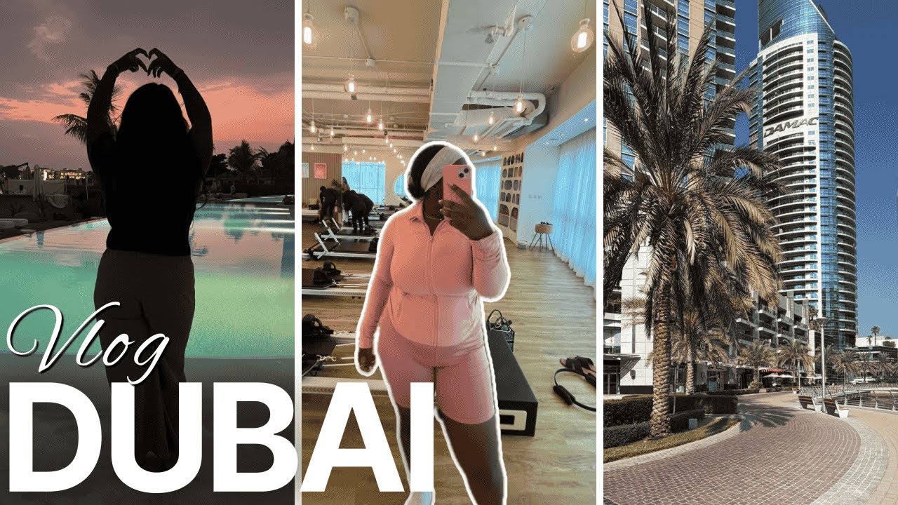Dubai Vlog 🇦🇪 | Pilates for the First Time + Luxury Yacht Trip! 🛳️