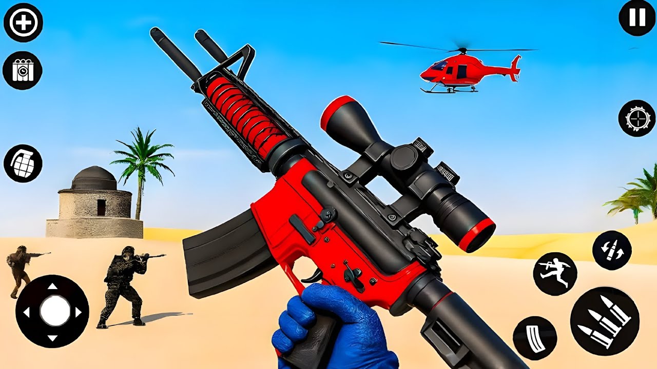 Combat shooter Critical Gun Shooting Strike Game _ Android Gameplay #6