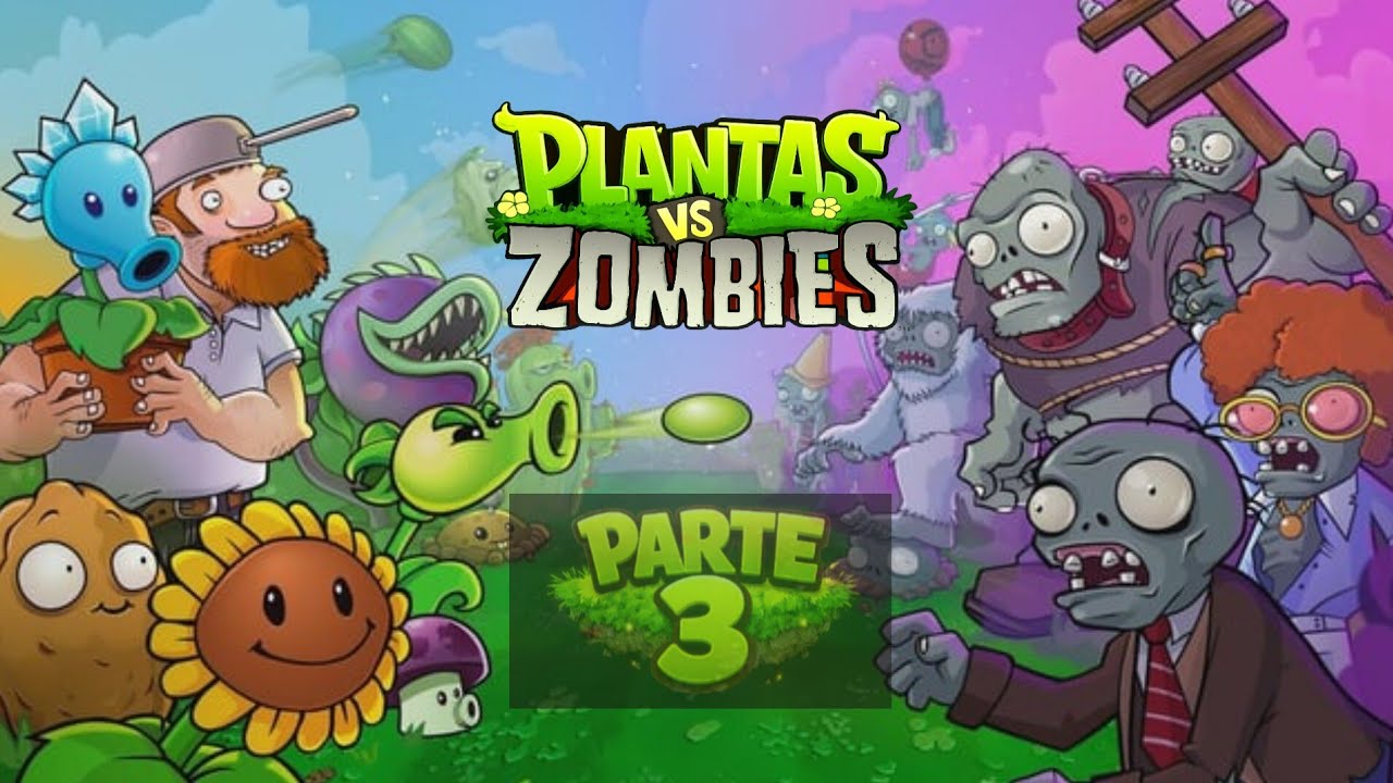 Parte 3 de PVZ 1 llego el nivel final de la etapa del día😄🧟🧟