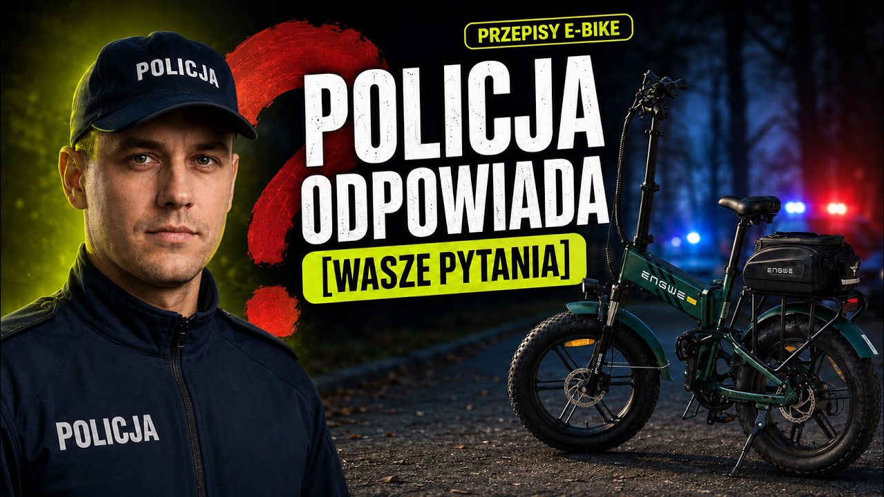 Policja odpowiada: Żadna manetka, silnik (nie napęd) max 250W