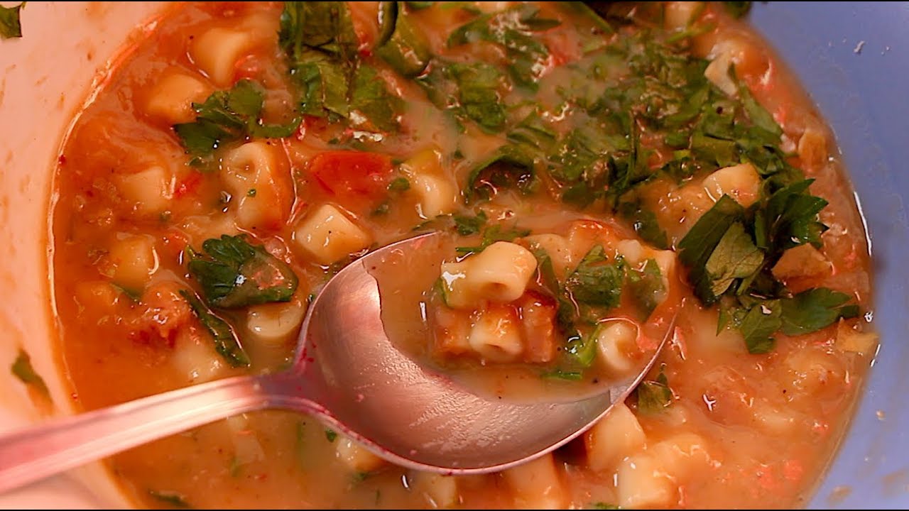 CALDO DE FEIJÃO COM MACARRÃO DA ALEXANDRINA