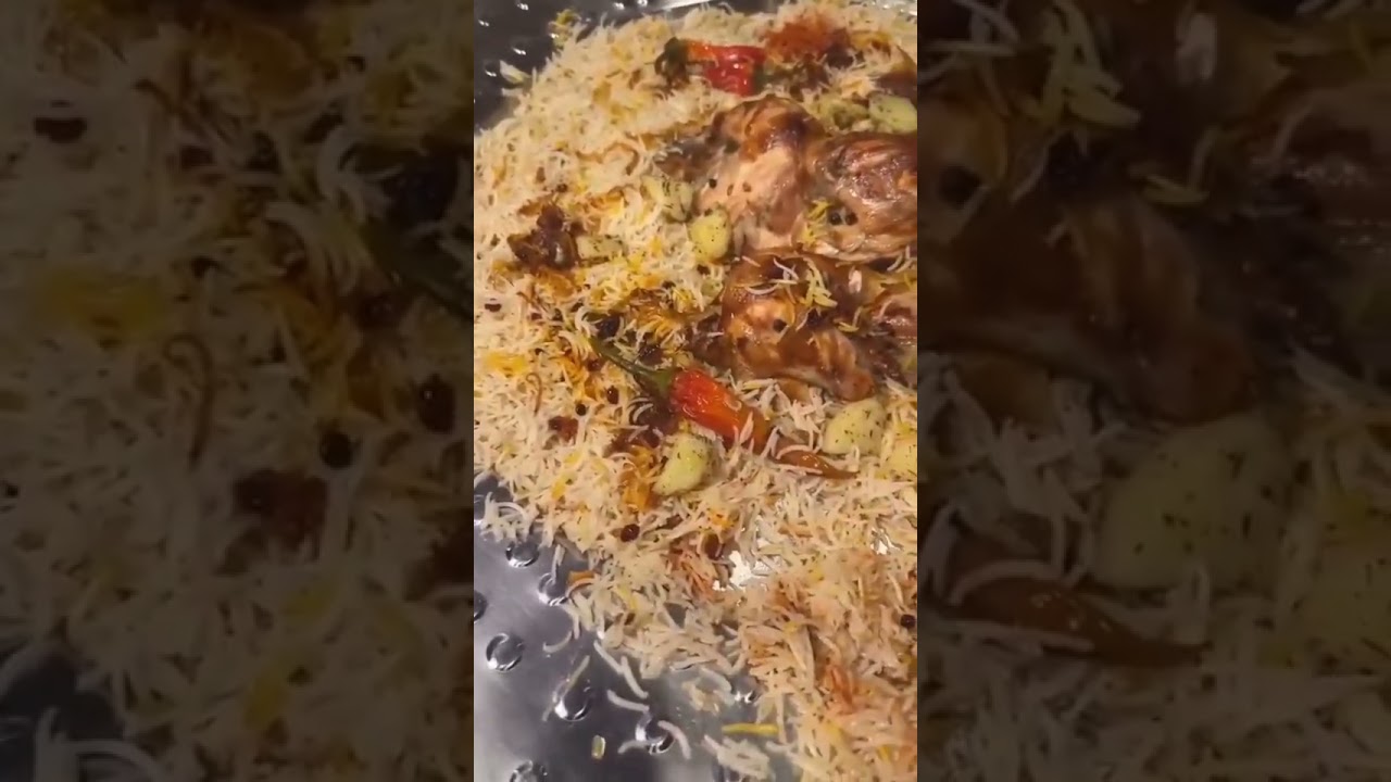 ASMR  Arabian Chicken Kabsa  Best Saudi Traditional Kabsa Recipe Food