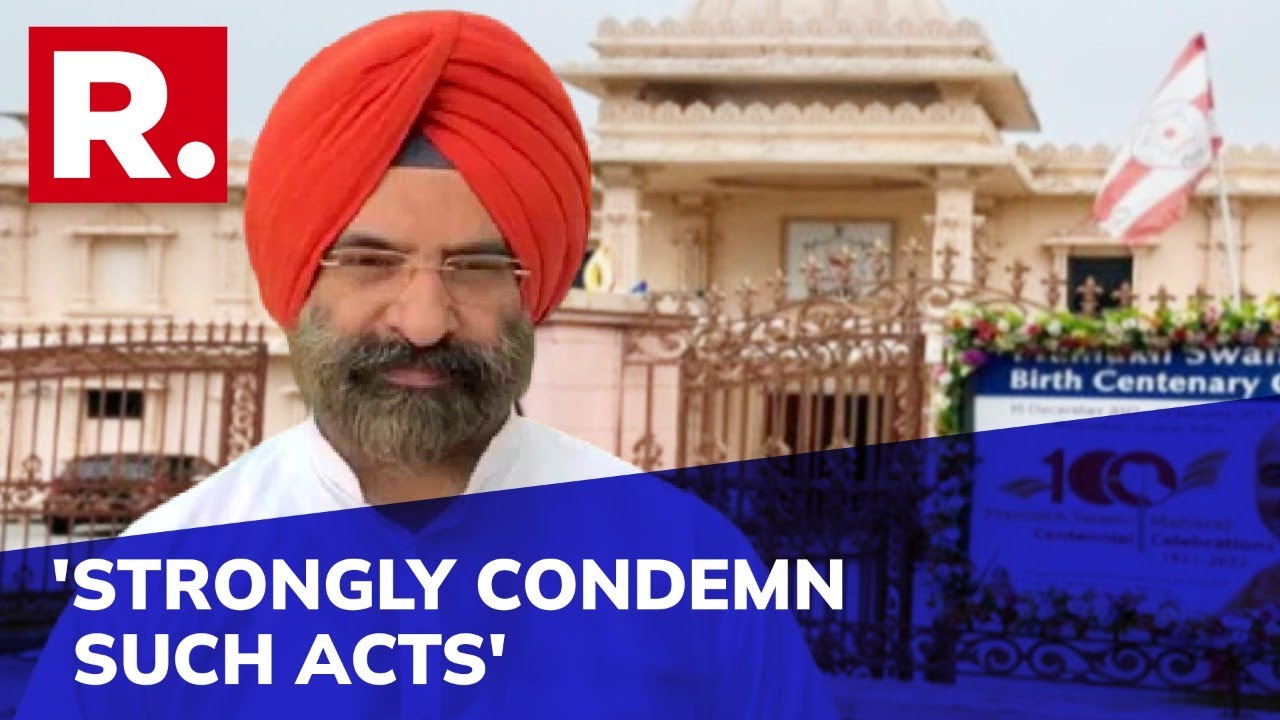 BJP's Manjinder Sirsa Condemns Attack On Hindu Temple In Melbourne By Pro-Khalistanis