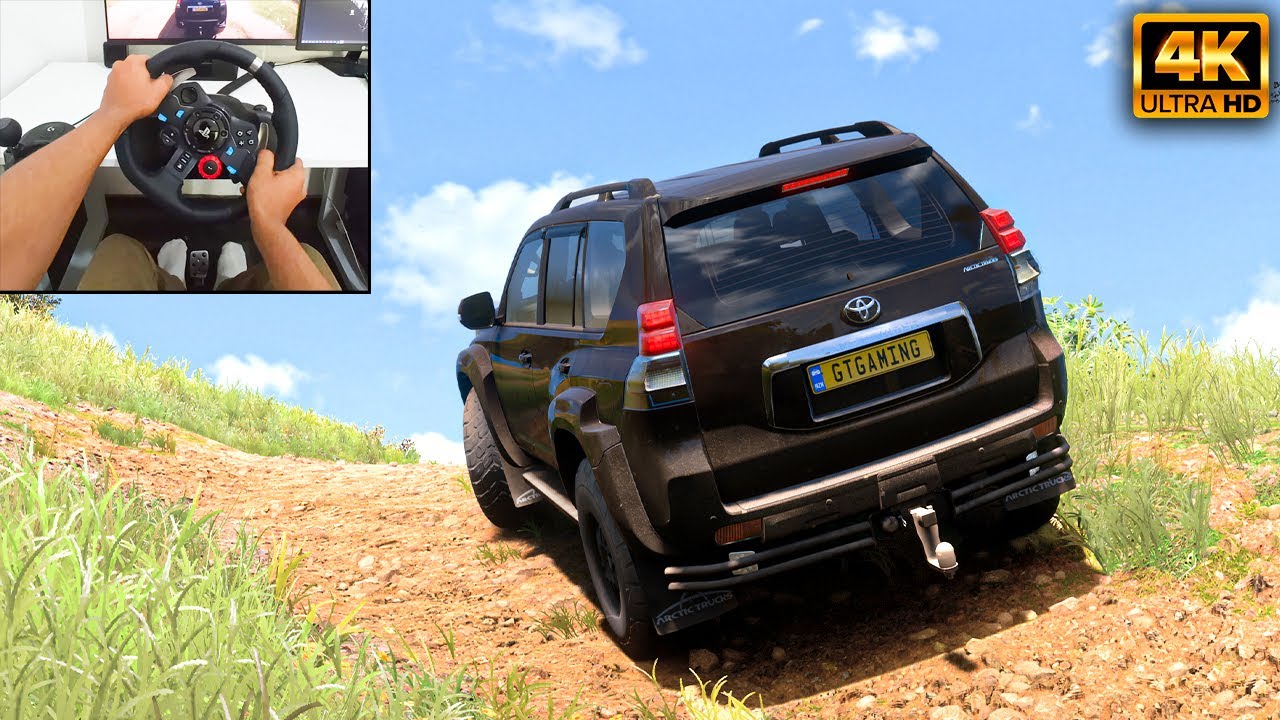 Toyota Land Cruiser Prado (500HP) | Offroading | Forza Horizon 5 | Logitech g29 gameplay