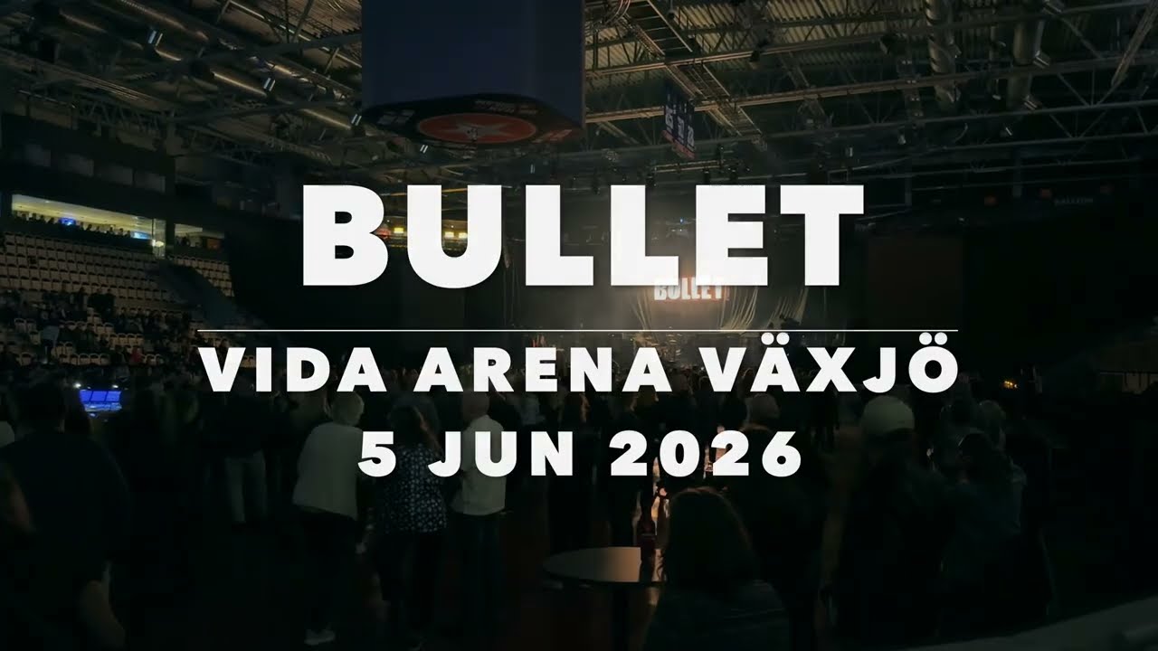 Bullet Vida Arena V&auml;xj&ouml; 5 sep 2026 Full Show