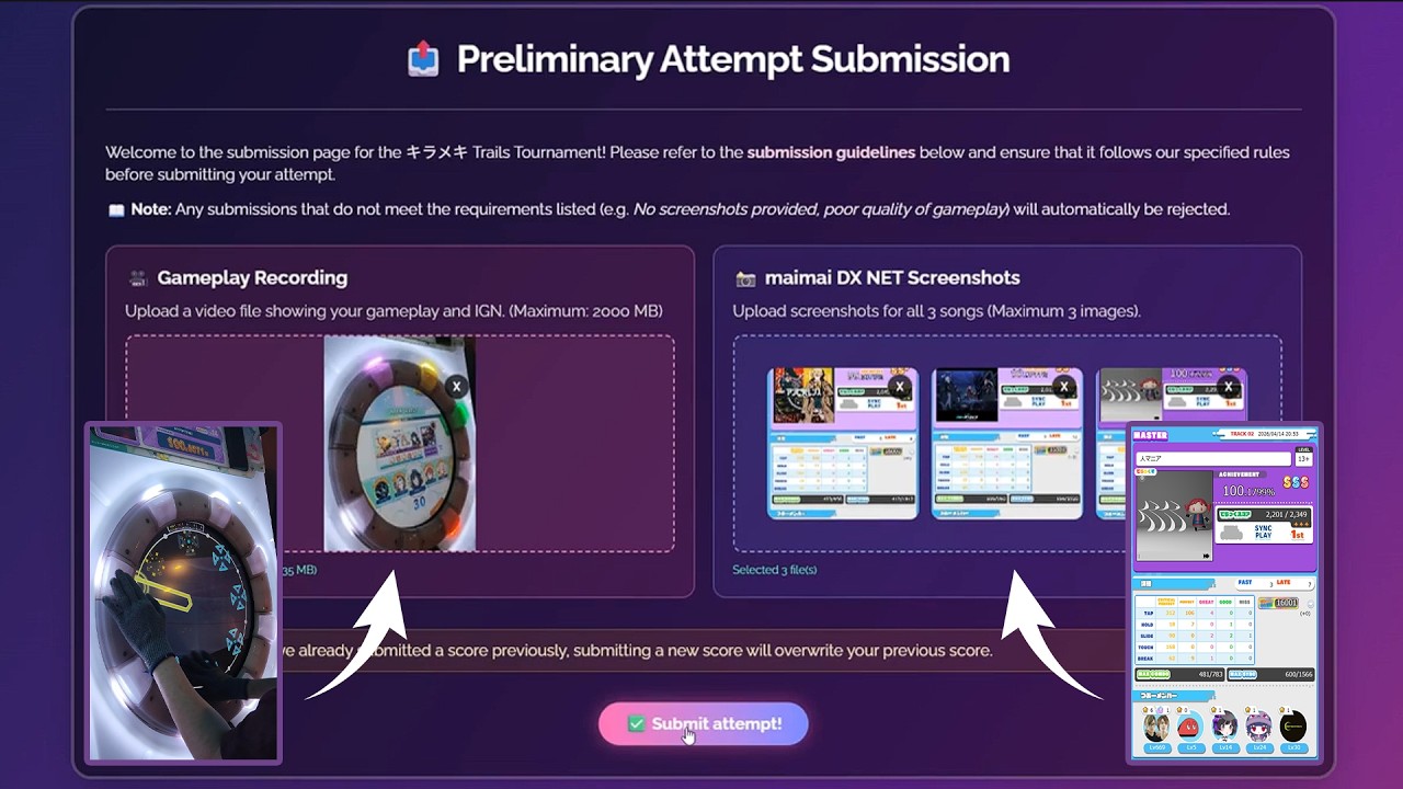 How to Submit Your Score for キラメキ Trails 2026 | Preliminary Submission Guide