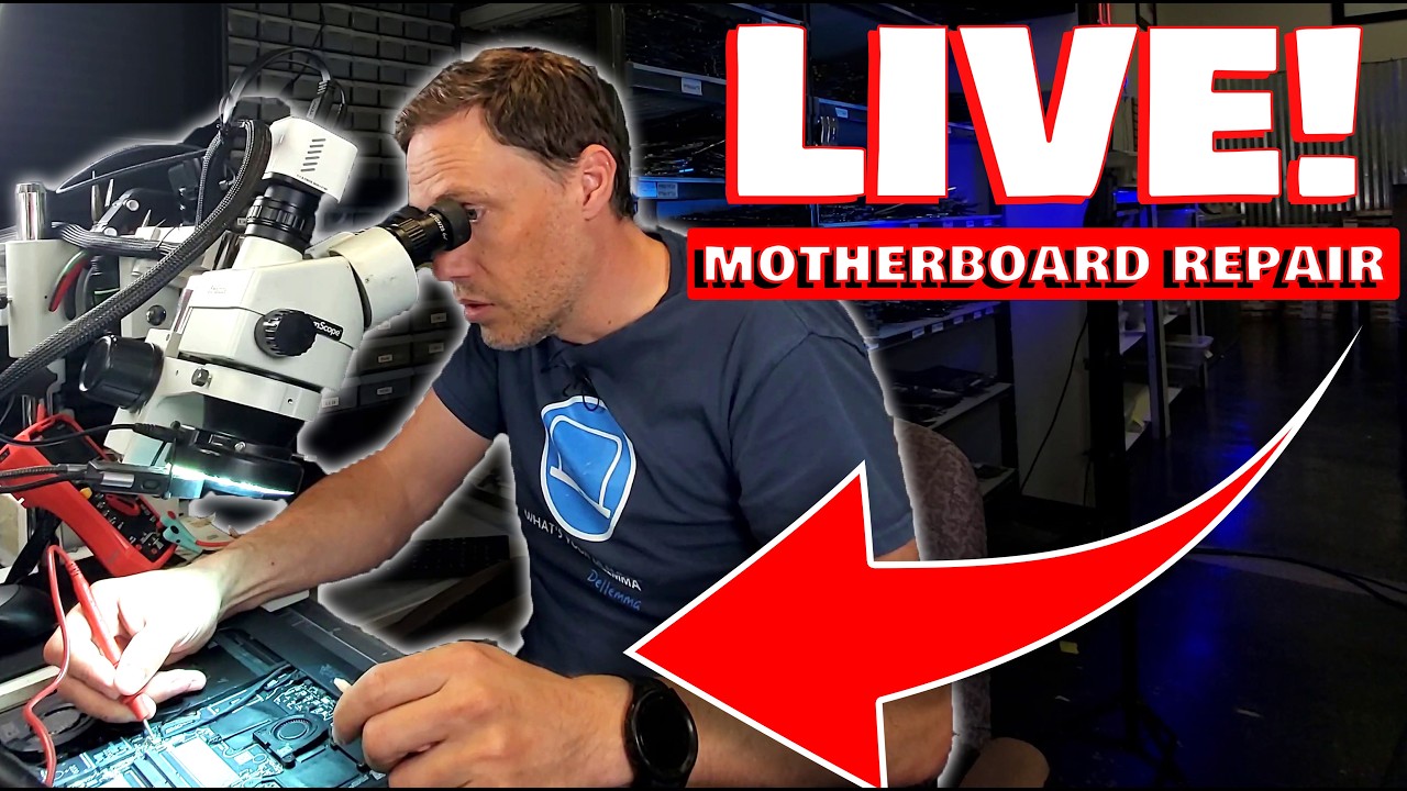 LIVE Motherboard Repair! Is That Even Possible?