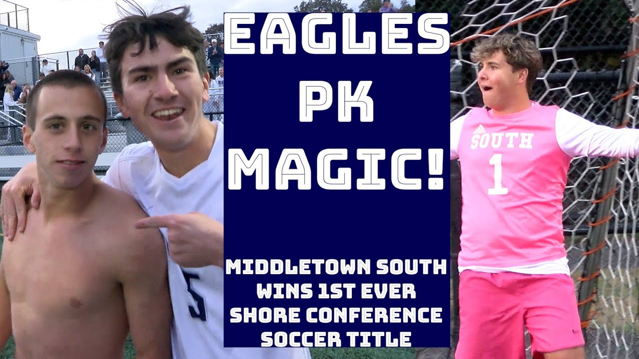 Команда Middletown South выигрывает первый титул чемпиона Shore по футболу среди юношей в матче п...