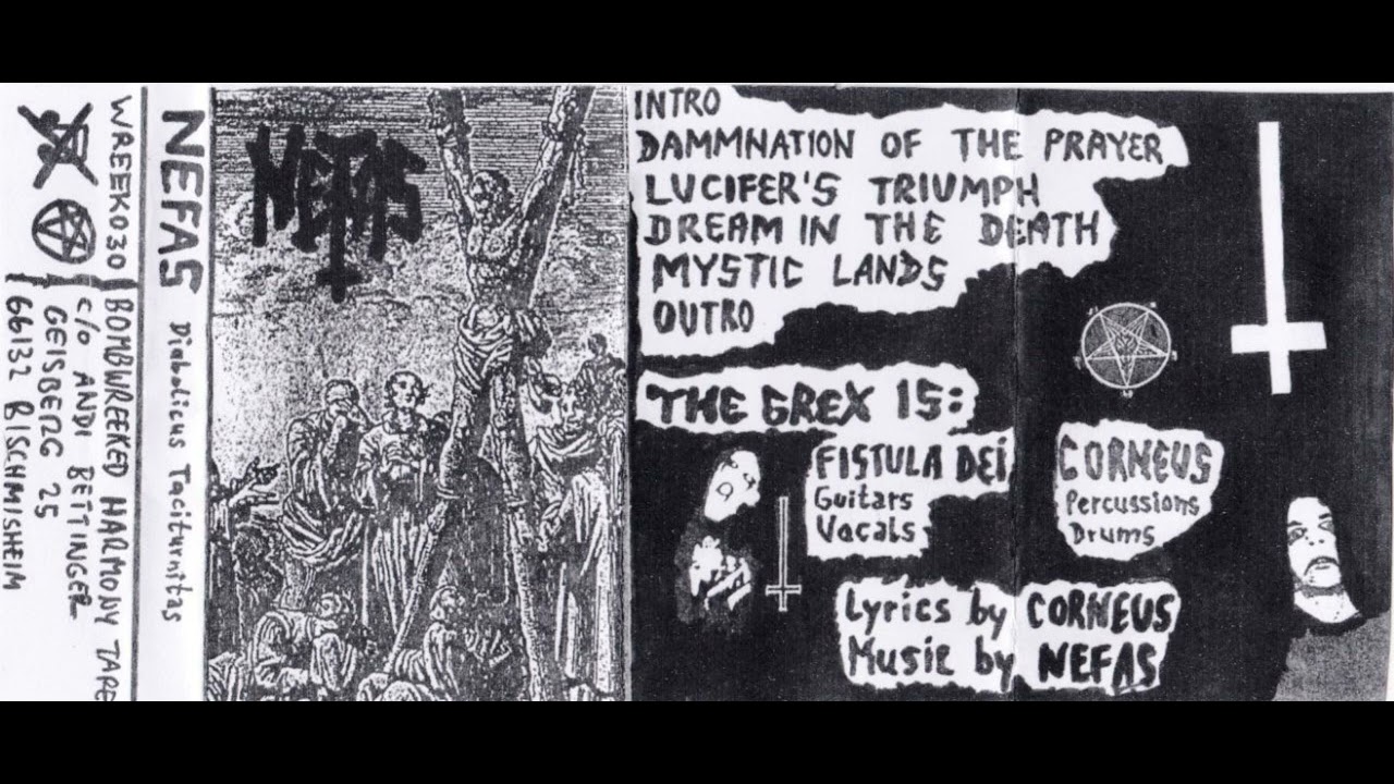 Nefas - Mystic Lands (1996/black metal/synth/keyboard/BSoD/Germany)