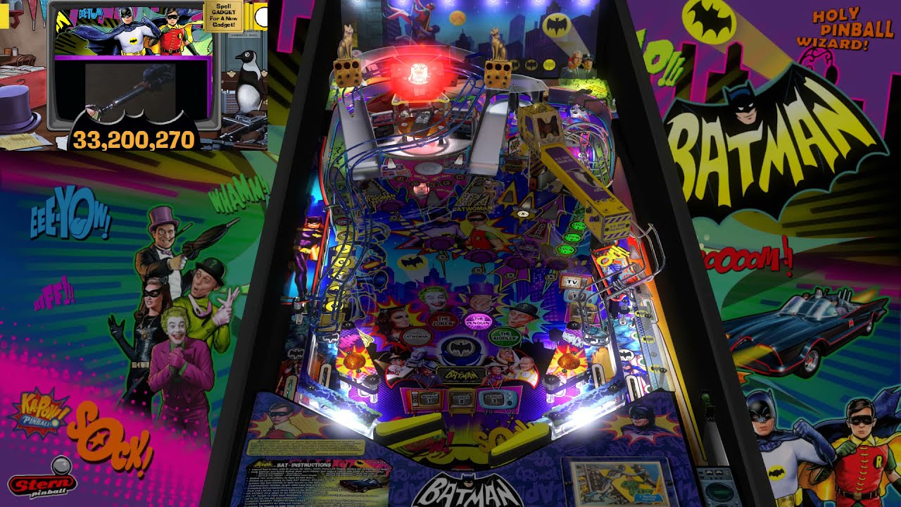 Batman 66 Stern Tribute Pinball VPX
