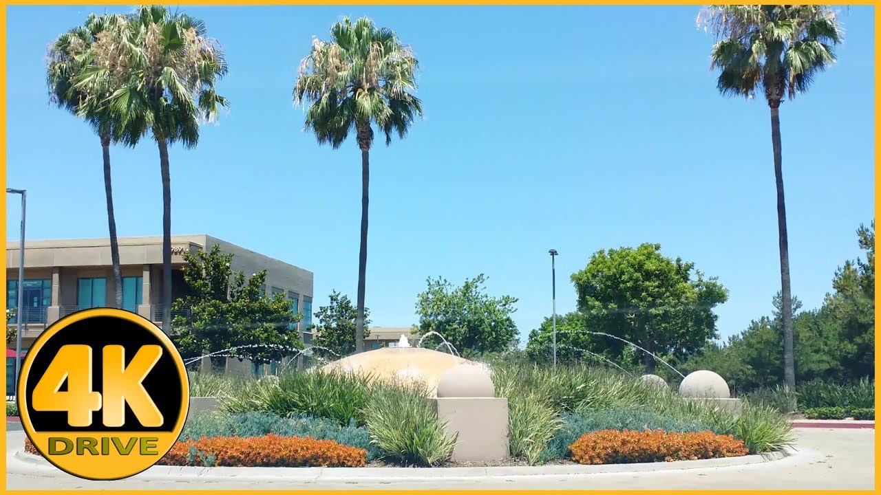 Driving Tour of Lake Forest Gateway Shopping Center (Shopping mall) [4K]