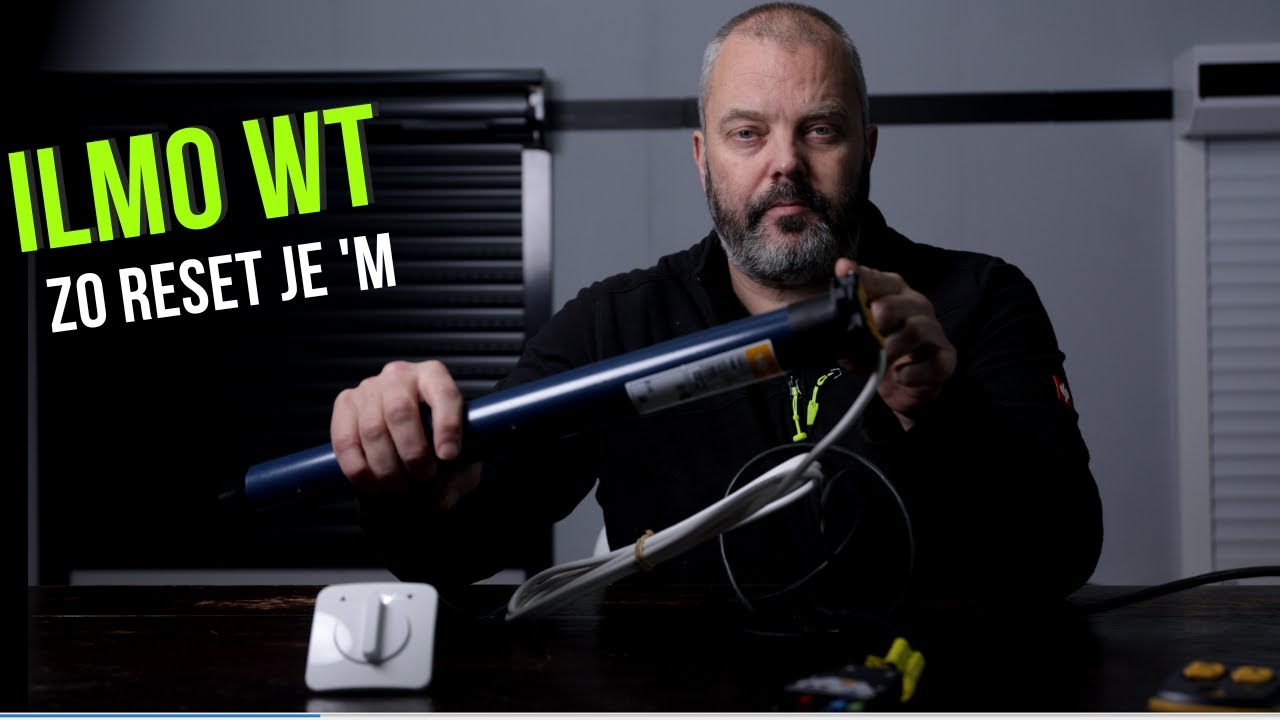 Zo reset je de Somfy Ilmo WT rolluikmotor