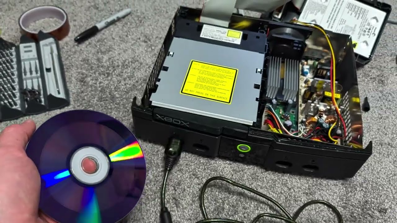 Rescuing a Broken Original Xbox – Hard Mod, 1TB Upgrade & Thompson Drive Repair