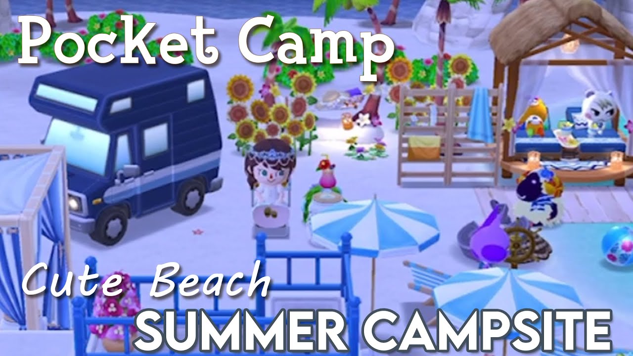My Summer Pocket Camp Tour - Animal Crossing Pocket Camp