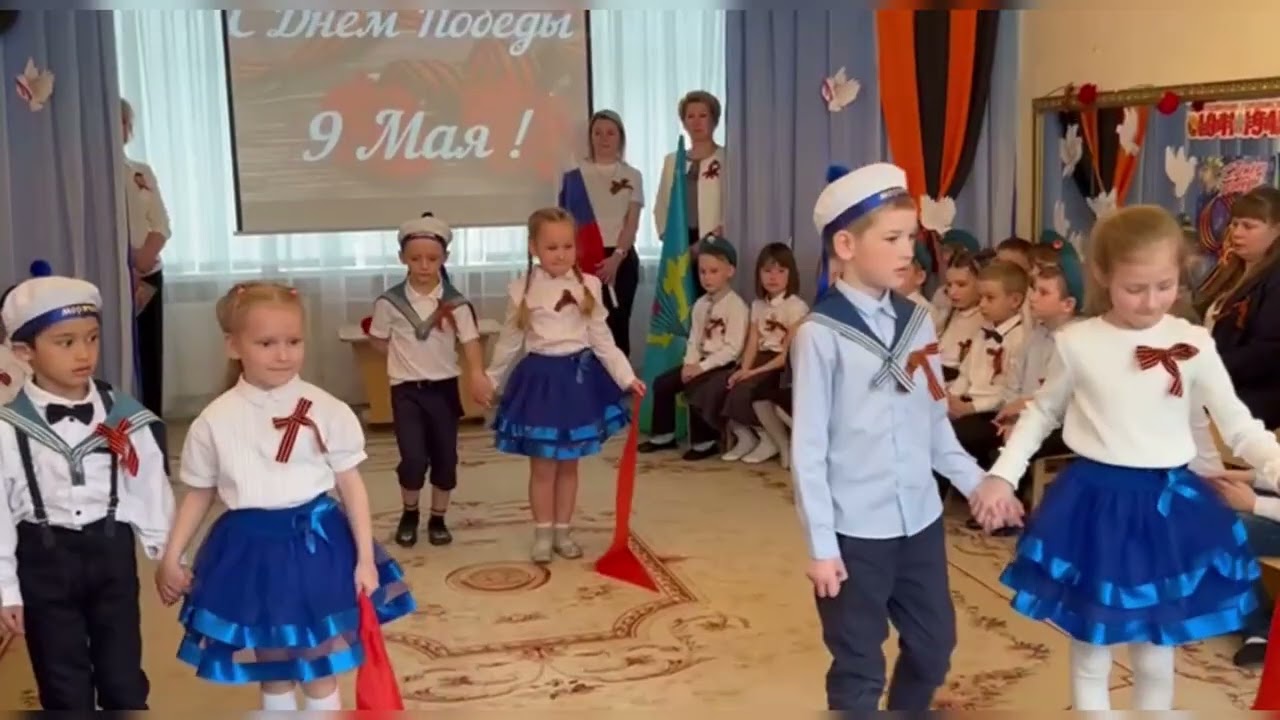 Парад Победы дошколят