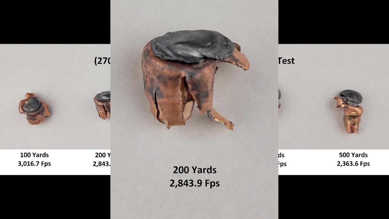 (270 WSM) Hornady 145gr ELDX Expansion Test