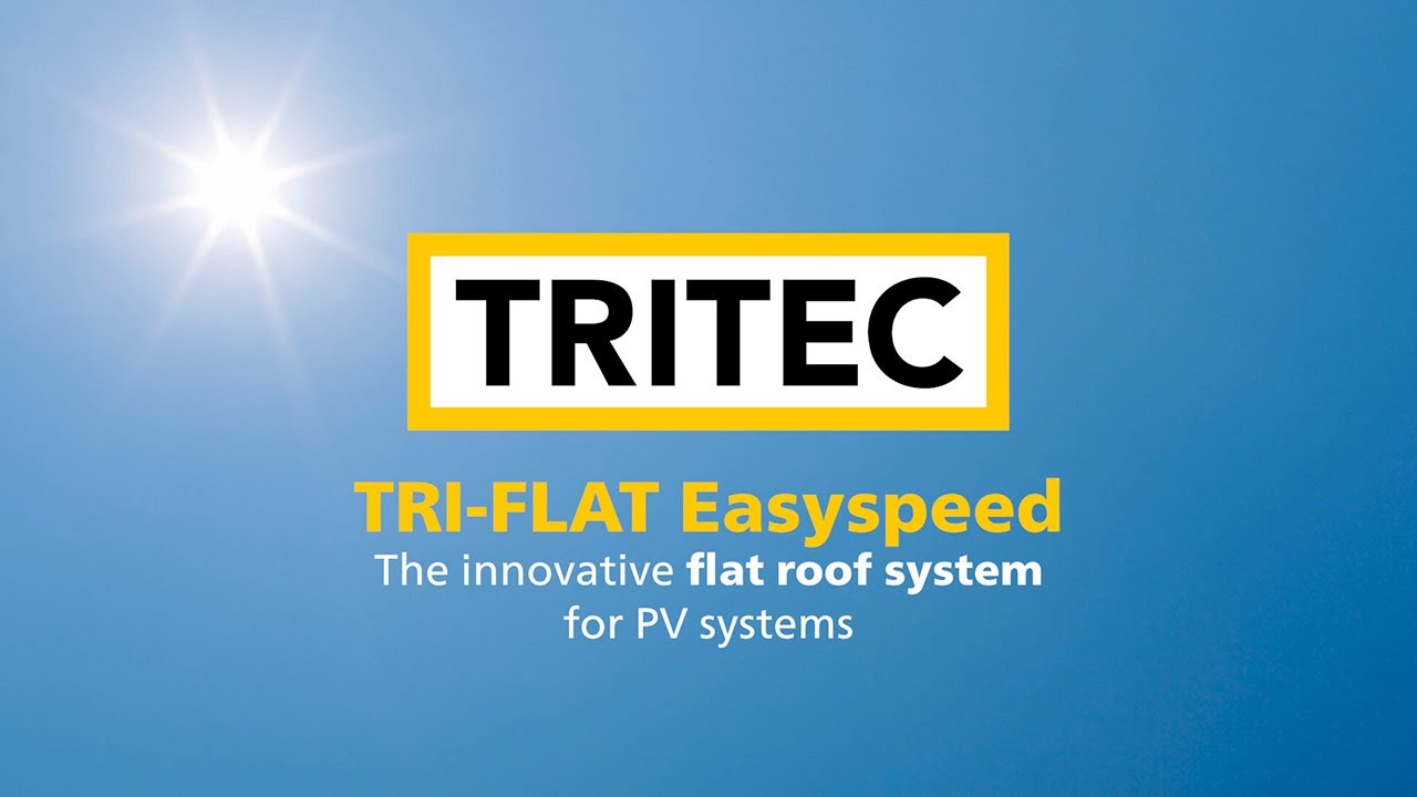 TRITEC PV mounting system TRI-FLAT Easyspeed for flat roof
