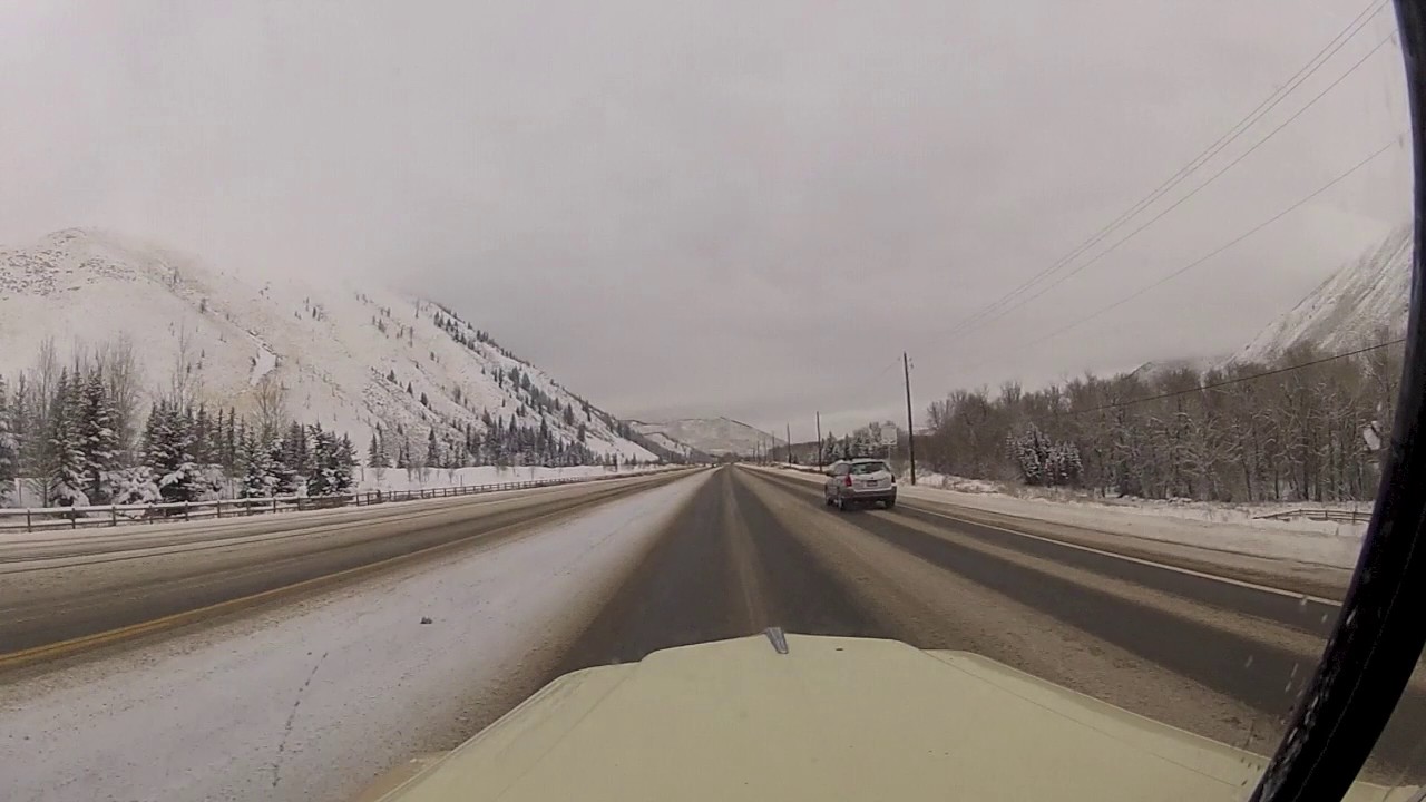 1960 Willys Station Wagon Morning Commute