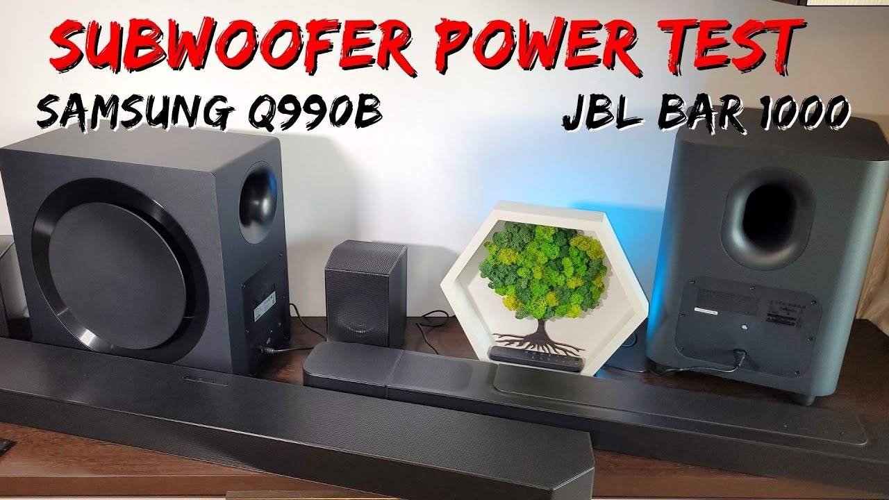 Extreme Bass Test JBL BAR 1000 Soundbar VS Samsung Q990b Soundbar