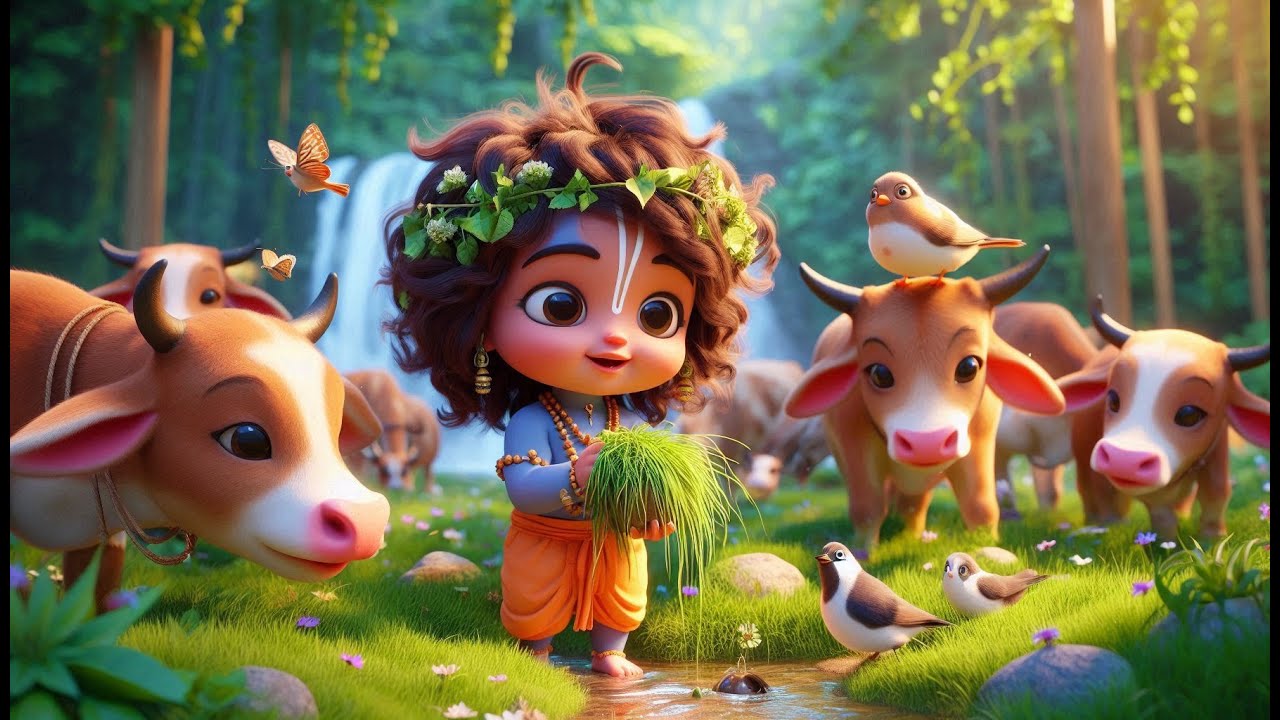 Little Krishna Songs l Choto So Mero Madan Gopal l Choti Choti Gaiya l Krishna Bhajan l Krishna Song