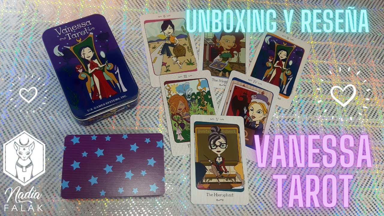 VANESSA TAROT 🌟 Unboxing y Rese&ntilde;a 💜 Nadia Falak
