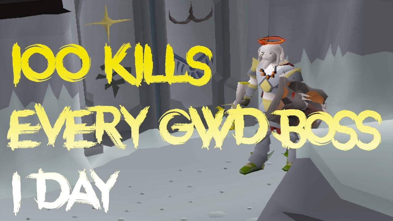 God Slayer - 100 Kills Of Each Godwars Boss In One Day