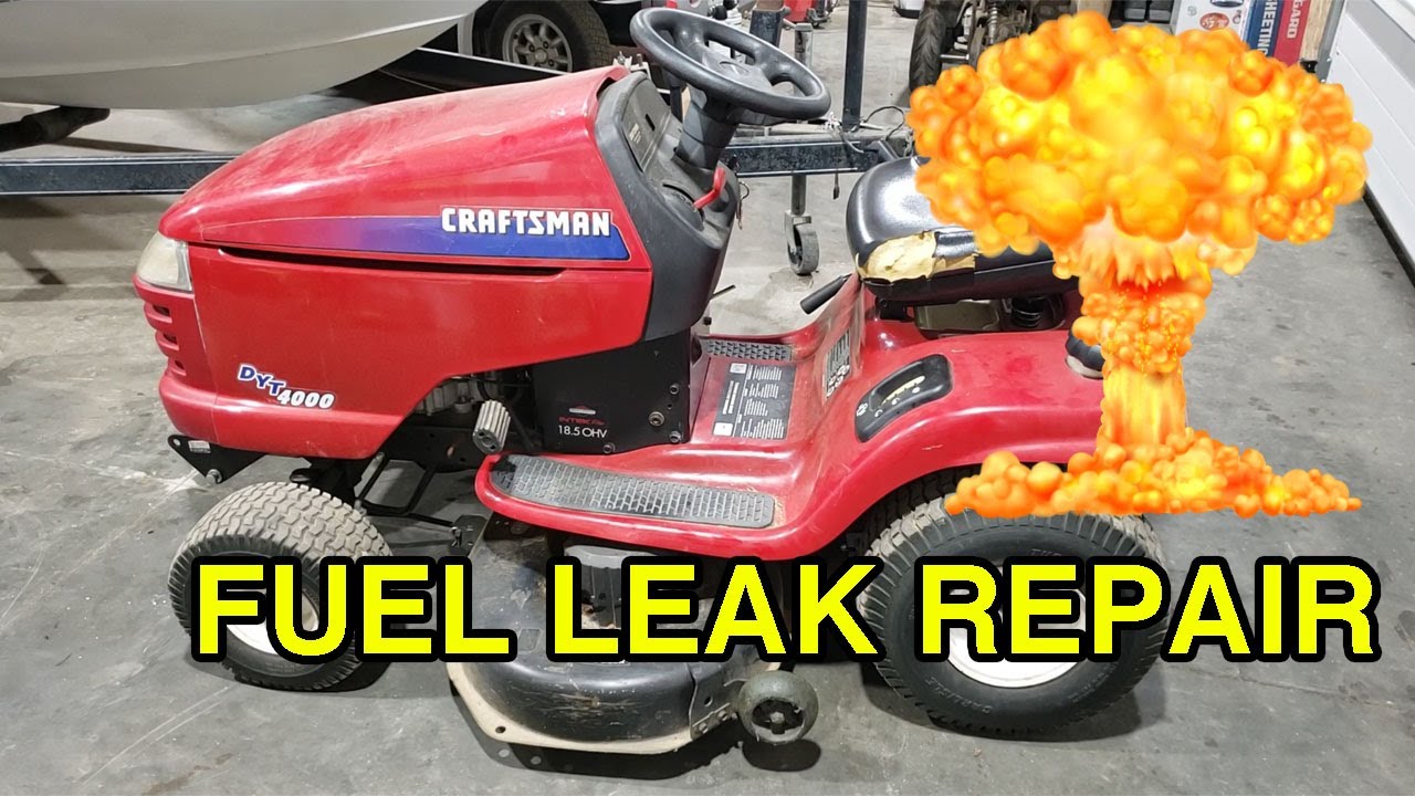 Ремонт утечек топлива на газонокосилке Craftsman DYT4000 + уборка снега в Северном Айдахо