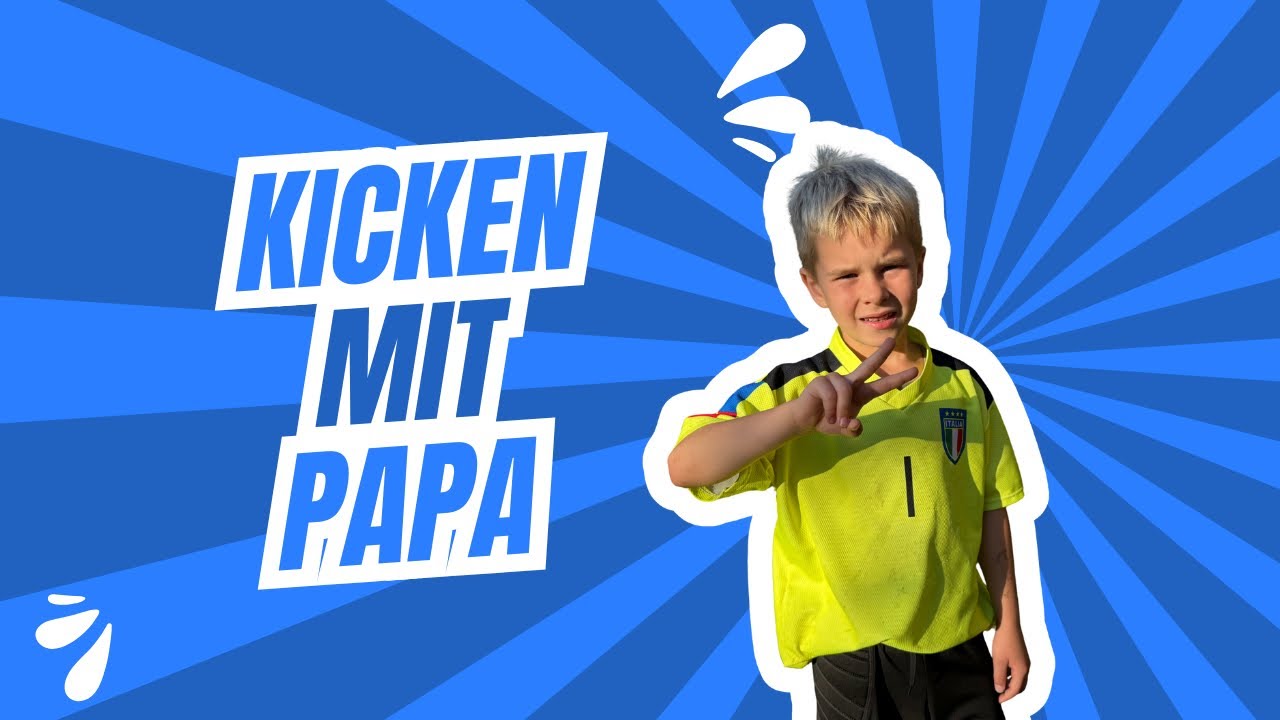 Spontanes Fußball-Match mit Papa auf der Wiese | Regen, Spaß & Family-Time ⚽🌧️