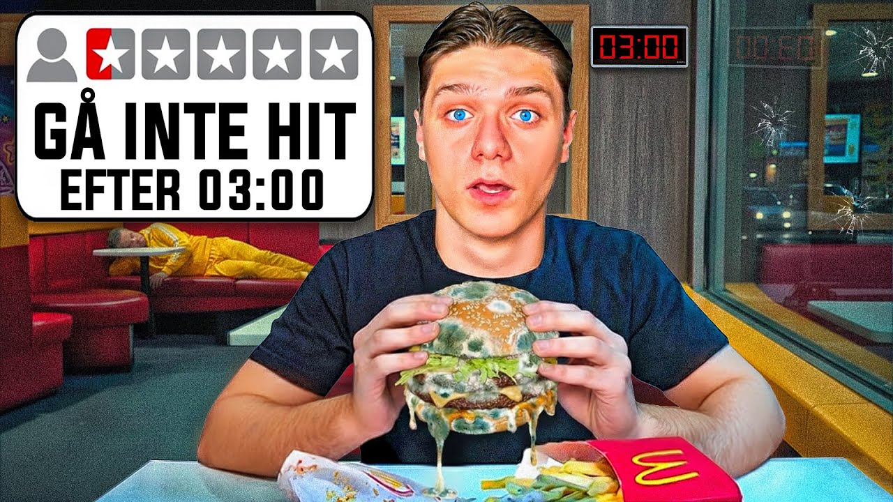Jag testade Varje Restaurang som är öppen EFTER midnatt..