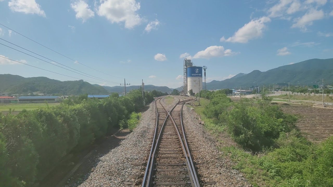 (구)중앙선 무궁화호 신녕역~ 후부 주행영상 [4K]