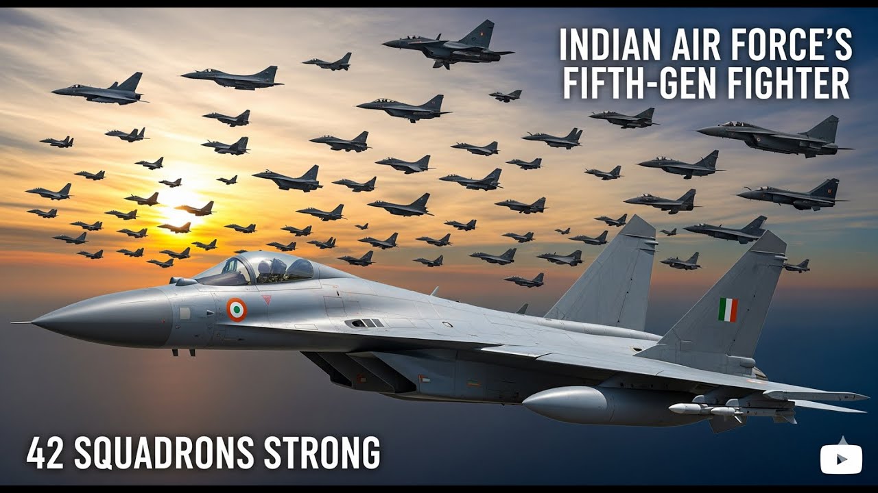 IAF Targets 25 % Fifth Gen Fleet By 2040 Amid Push For Full 42 Squadrons