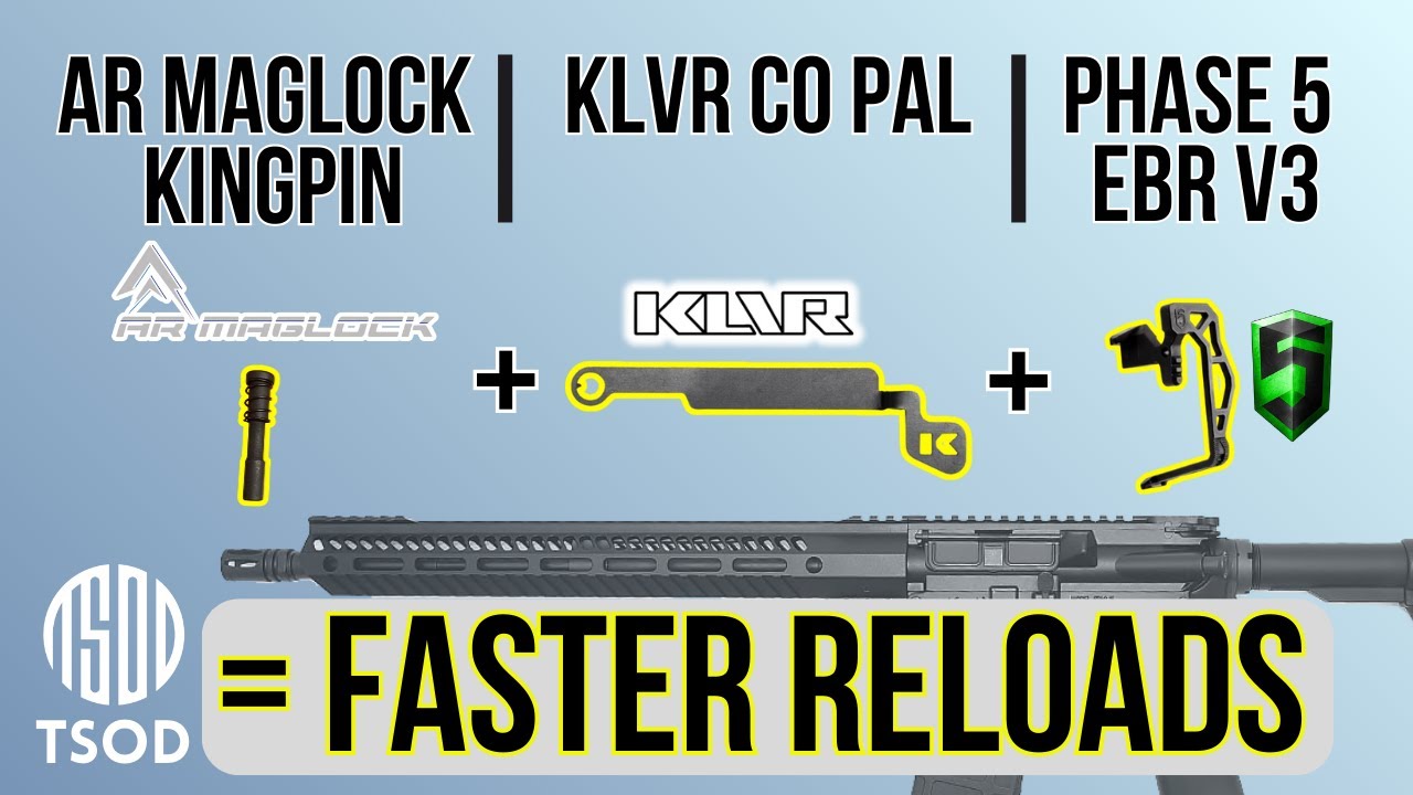 Быстрая перезарядка патронов в Калифорнии? KLVR Co PAL + AR Maglock Kingpin + установка и демонст...