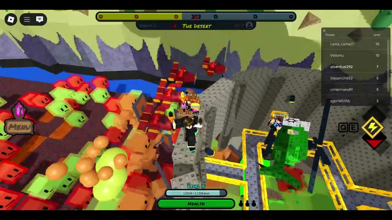To defeat the slimes