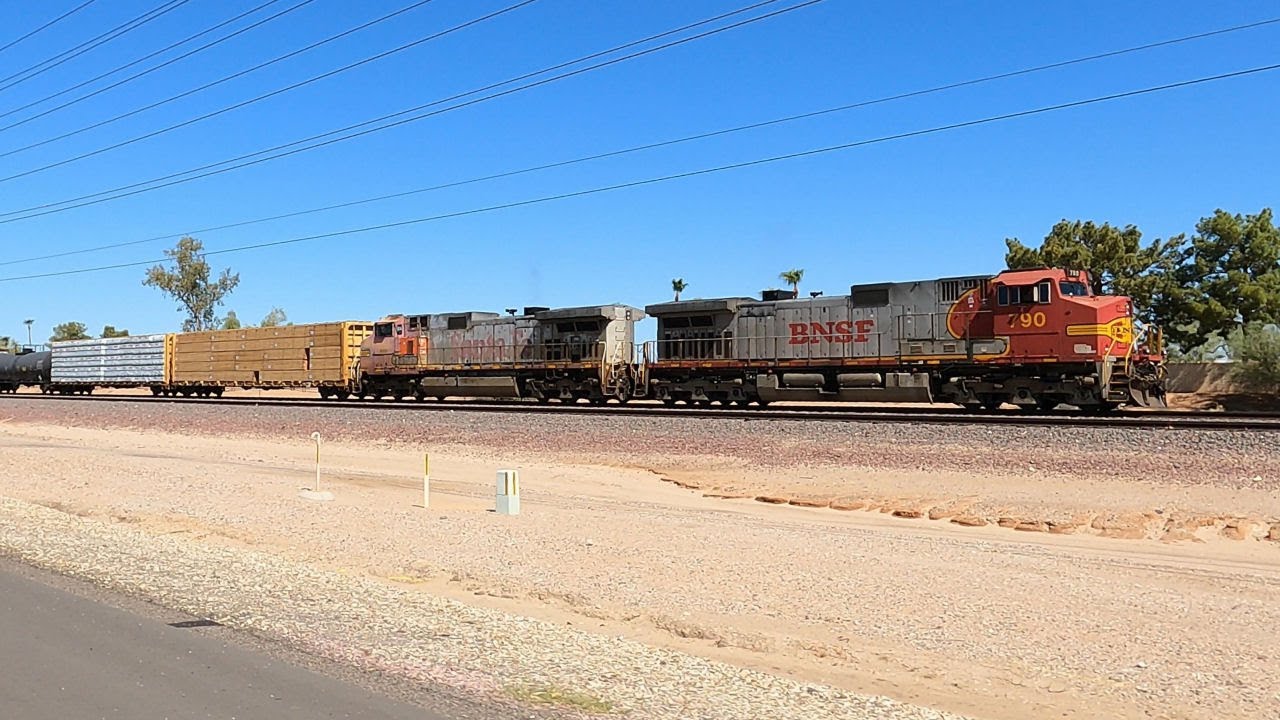 BNSF Trains Through The Phoenix Subdivision The Peavine