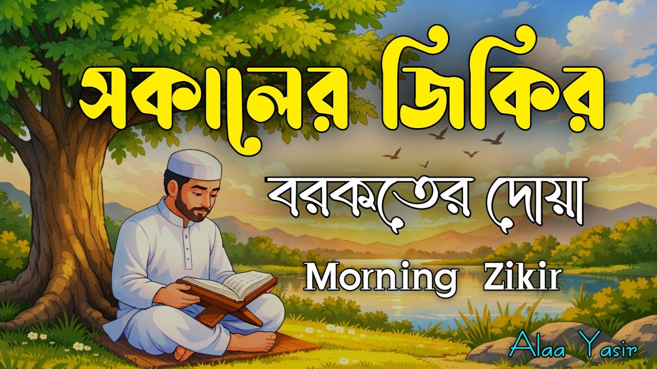 সকালের জিকির ও দোয়া | Morning Dhikr & Duas for Peaceful Heart, Rizq & Protection | by Alaa Yasir