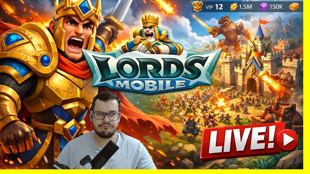 🔴LORDS DO ZERO - SEM PATROCÍNIO DA IGG! #150 Lords Mobile