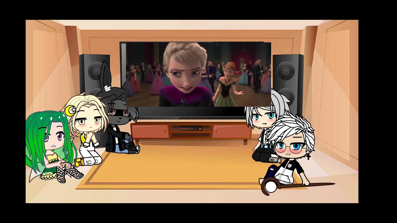 Реакция хранителей снов на холодное сердце||Gacha club||Nastya gacha girl